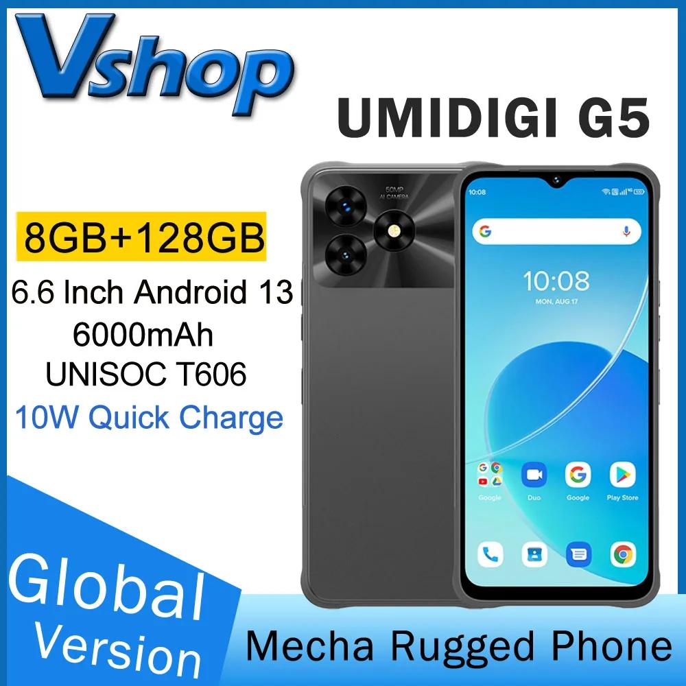 UMIDIGI G5 Mecha ߰ ޴,  ID    ν, 6.6 ġ ȵ̵ 13 Unisoc T606 4G ޴, 8GB + 128GB